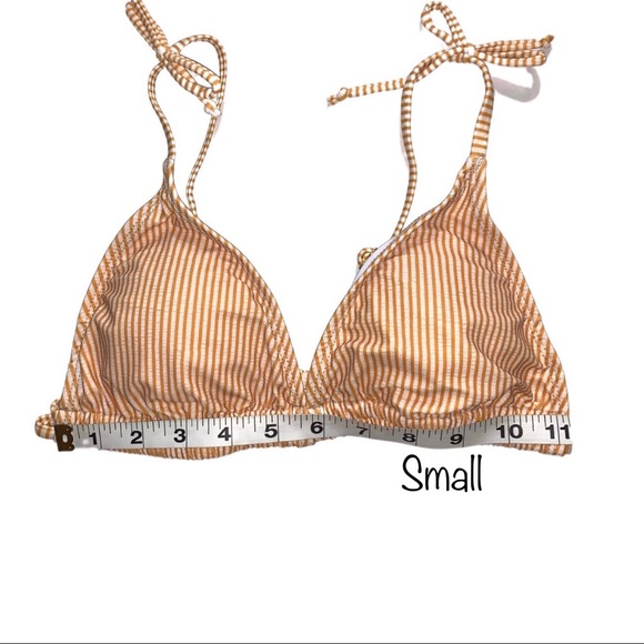 New High Waisted Bikini Set Swimsuit Stripes Boho - Picture 6 of 16